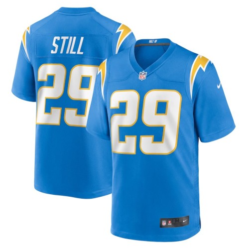 Men's Los Angeles Chargers Tarheeb Still Powder Blue Team Game Jersey