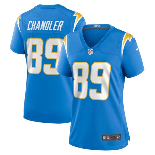 Women's Los Angeles Chargers Wes Chandler Powder Blue Retired Player Jersey