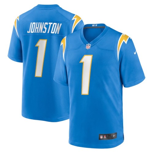 Men's Los Angeles Chargers Quentin Johnston Powder Blue Game Player Jersey