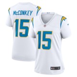 Women's Los Angeles Chargers Ladd McConkey White Game Jersey