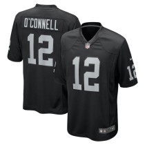 Men's Las Vegas Raiders Aidan O'Connell Black Team Game Jersey
