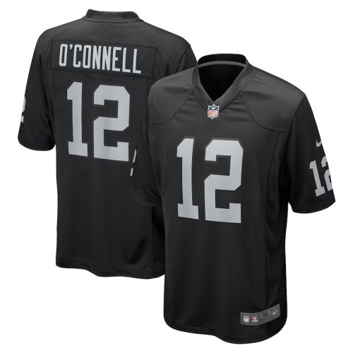Men's Las Vegas Raiders Aidan O'Connell Black Team Game Jersey