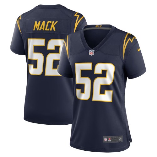 Women's Los Angeles Chargers Khalil Mack Navy Alternate Game Jersey