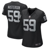 Women's Las Vegas Raiders Luke Masterson Black Game Player Jersey