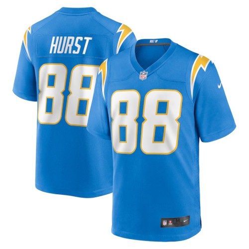 Men's Los Angeles Chargers Hayden Hurst Powder Blue Game Jersey
