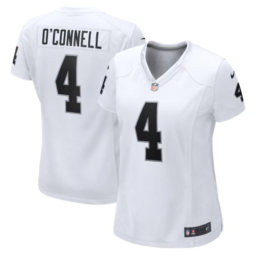 Women's Las Vegas Raiders Aidan O'Connell White Game Jersey