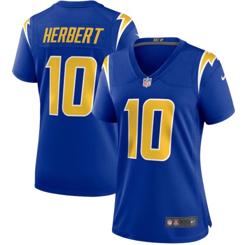 Women's Los Angeles Chargers Justin Herbert Royal Game Jersey