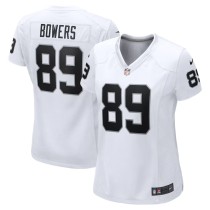 Women's Las Vegas Raiders Brock Bowers White Game Jersey