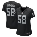 Women's Las Vegas Raiders Jackson Powers-Johnson Black Game Jersey