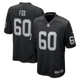 Men's Las Vegas Raiders Tomari Fox Black Team Game Jersey