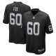 Men's Las Vegas Raiders Tomari Fox Black Team Game Jersey