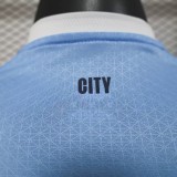 Player Version Manchester City 25/26 Home Long Sleeve Authentic Jersey