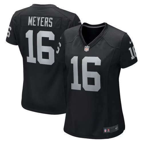Women's Las Vegas Raiders Jakobi Meyers Black Game Player Jersey