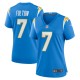 Women's Los Angeles Chargers Kristian Fulton Powder Blue Game Jersey