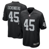 Men's Las Vegas Raiders Tommy Eichenberg Black Team Game Jersey