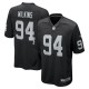 Men's Las Vegas Raiders Christian Wilkins Black Team Game Jersey