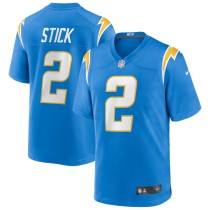 Men's Los Angeles Chargers Easton Stick Powder Blue Game Jersey