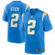 Men's Los Angeles Chargers Easton Stick Powder Blue Game Jersey