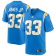 Men's Los Angeles Chargers Derwin James Powder Blue Game Player Jersey