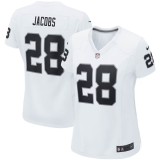 Women's Las Vegas Raiders Josh Jacobs White Player Game Team Jersey