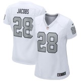 Women's Las Vegas Raiders Josh Jacobs White Alternate Game Player Jersey