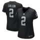 Women's Las Vegas Raiders Daniel Carlson Black Game Jersey