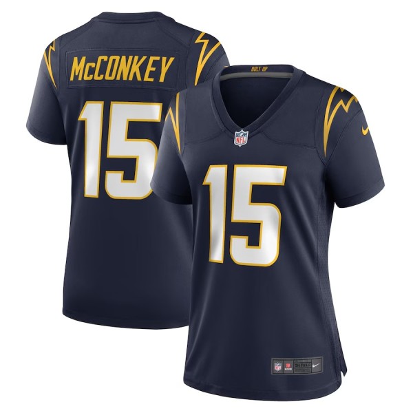 Women's Los Angeles Chargers Ladd McConkey Navy Alternate Game Jersey