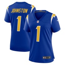 Women's Los Angeles Chargers Quentin Johnston Royal Alternate Game Jersey