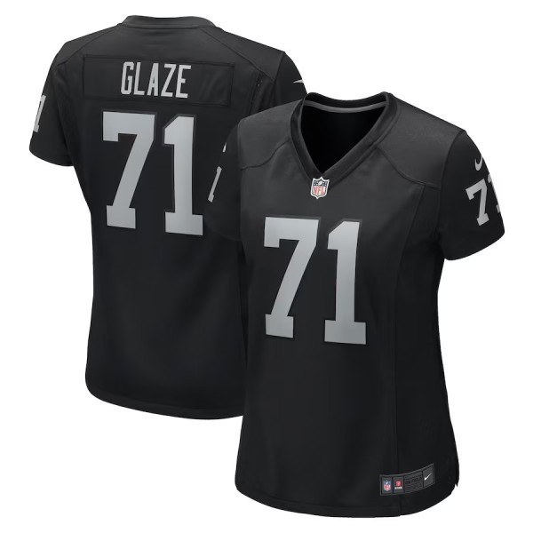 Women's Las Vegas Raiders DJ Glaze Black Game Jersey