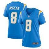 Women's Los Angeles Chargers Max Duggan Powder Blue Team Game Jersey