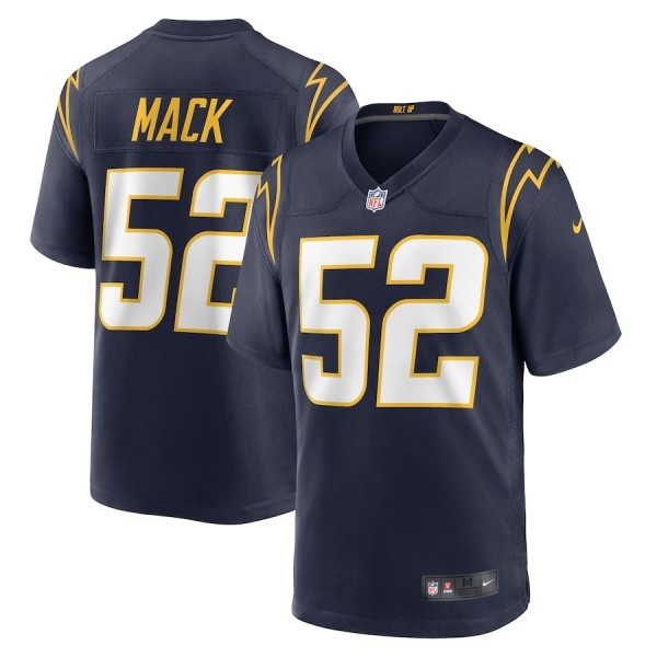 Men's Los Angeles Chargers Khalil Mack Navy Alternate Game Jersey