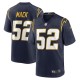 Men's Los Angeles Chargers Khalil Mack Navy Alternate Game Jersey