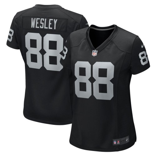 Women's Las Vegas Raiders Antoine Wesley Black Team Game Jersey