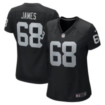 Women's Las Vegas Raiders Andre James Black Game Jersey