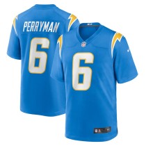 Men's Los Angeles Chargers Denzel Perryman Powder Blue Team Game Jersey