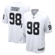 Men's Las Vegas Raiders Maxx Crosby White Game Jersey