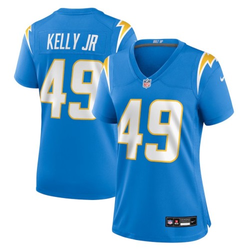 Women's Los Angeles Chargers John Kelly Jr. Powder Blue Team Game Jersey