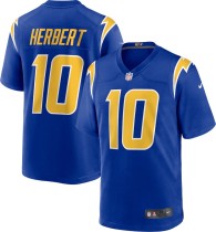 Men's Los Angeles Chargers Justin Herbert Royal 2nd Alternate Game Jersey