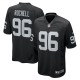 Men's Las Vegas Raiders Isaac Rochell Black Team Game Jersey