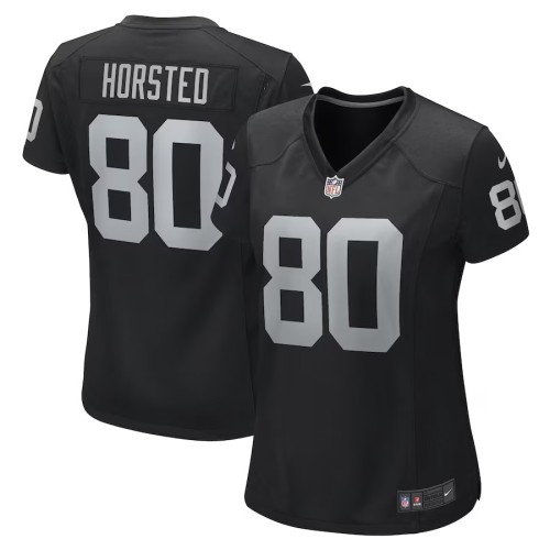 Women's Las Vegas Raiders Jesper Horsted Black Game Player Jersey