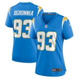 Women's Los Angeles Chargers Otito Ogbonnia Powder Blue Game Player Jersey