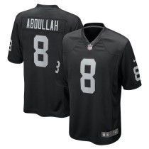 Men's Las Vegas Raiders Ameer Abdullah Black Team Game Jersey