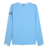 Player Version Manchester City 25/26 Home Long Sleeve Authentic Jersey