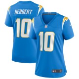 Women's Los Angeles Chargers Justin Herbert Powder Blue Player Game Jersey
