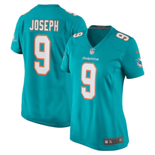 Women's Miami Dolphins Kelvin Joseph Aqua Team Game Jersey