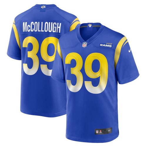 Men's Los Angeles Rams Jaylen McCollough Royal Game Jersey