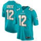 Men's Miami Dolphins Bob Griese Aqua Game Retired Player Jersey