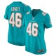 Women's Miami Dolphins John Lovett Aqua Game Player Jersey