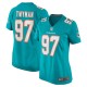 Women's Miami Dolphins Jaylen Twyman Aqua Home Game Player Jersey
