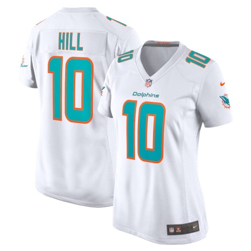 Women's Miami Dolphins Tyreek Hill White Player Jersey